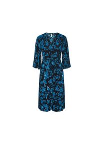Tchibo - Robe &agrave; imprim&eacute; - taille: 42 - bleu/fleuri