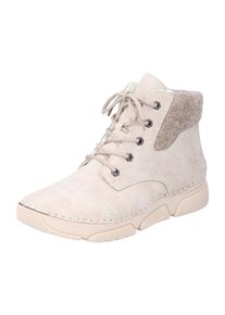 Rieker Stiefelette Damen, creme / chamois, Gr&ouml;&szlig;e 38