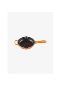 Le Creuset Runde Brat und Servierpfanne aus Gusseisen Signature orange
