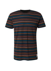 Iriedaily T-Shirt 'Chop Chop' Herren, blau / orange / schwarz, Größe XL