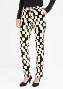 Stretch-Hose in schwarz, Grösse 40, 97% Baumwolle, bonprix