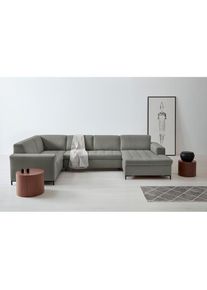 Goodproduct, GOODproduct Wohnlandschaft &raquo;Grazzo, aktuelle Steppung im Sitz, viel Platz, U-Form, Breite 332cm&laquo; hochwertige Stoffe aus recyceltem 