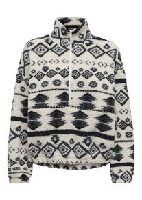 Only Pullover 'ONLJANNE' Damen Gr&ouml;&szlig;e L beige / schwarz