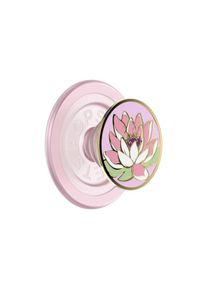 POPSOCKETS , Handy-Halterung »Enamel Water Lily MagSafe«, Universalhalterung , rosa , Universalhalterung: Ja