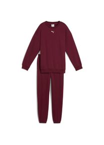 Puma Loungewear Trainingsanzug Mädchen - rot - Gr. 128 - Baumwolle/Polyester