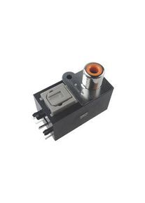 realspace Pro RS PRO Optischer Steckverbinder, Rechter Winkel, Stecker, Schwarz/silber - 8051683