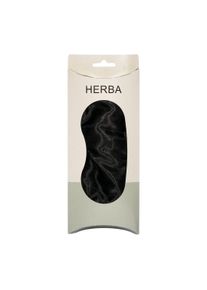 HERBA Schlafmaske 21x9cm schwarz