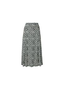 Tchibo - Bedruckter Midi-Rock - Damen - Gr. 48 - wei&szlig;/print