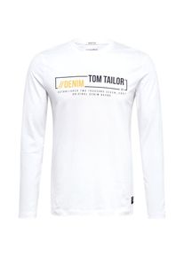 Tom Tailor Denim Shirt Herren, orange / schwarz / weiß, Größe XL