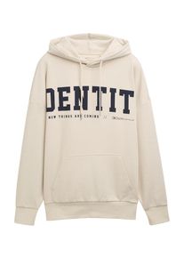 Tom Tailor Denim, Hommes Sweat-shirt, beige / noir