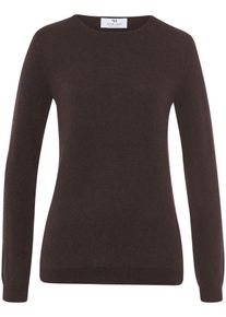 Peter Hahn - Rundhals-Pullover aus 100% Premium-Kaschmir, braun, Gr. 40, Kaschmir