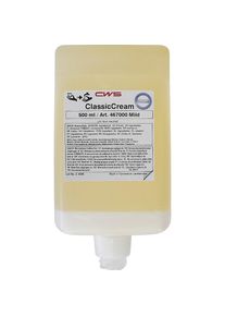 Savon liquide Classic Cream, lot de 12 bouteilles de 0,5 l, doux avec parfum fleuri CWS