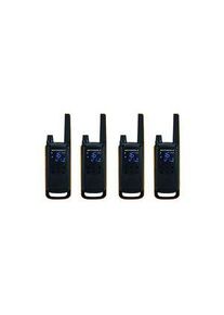 Motorola Walkie Talkie, Viererpack, 16 Kanäle, IPX4, 10 km, UK Typ G (BS1363) Stecker - B8P00810YDEMAQ