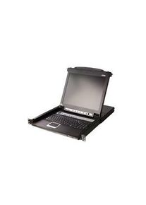 Aten KVM-Switch mit Konsole, 17" (43 cm), 1920 x 1200, US-Englisch, QWERTY, 8x SPHD Socket - CL5708M-ATA-EE