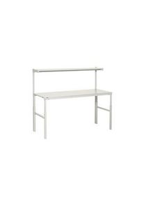 treston Table de travail ESD avec étagère, 1.8m x 700mm x 900mm, 300kg - TPH718 ESD