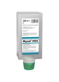 Lotion de lavage antimicrobienne MYXAL HDS, conforme à la norme EN 1499, lot de 6 bouteilles de 1 l, décontaminant