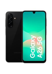 Samsung , Smartphone »Galaxy-A26 5G - 128GB«, schwarz , schwarz , Geschützte Daten – Persönliches gesichert durch Samsung Knox Vault