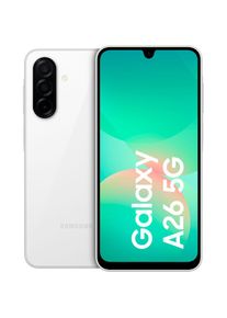 Samsung , Smartphone »Galaxy-A26 5G - 128GB«, weiss , weiss , Geschützte Daten – Persönliches gesichert durch Samsung Knox Vault