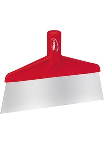 Tisch- und Bodenschaber, Länge 260 mm, VE 10 Stk, rot vikan