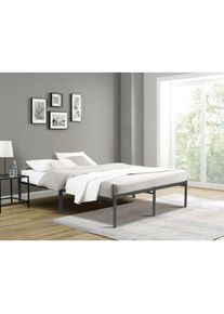 Inosign Metallbett »LIST Bett Bettgestell Bettrahmen Einzelbett Doppelbett«, (Stahlbett schwarz in TOP Qualität und 4 Breiten), Bett mit 26 Lattenroste zum...