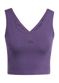 adidas Sportswear, Femmes Haut de sport 'Essentials', violet foncé / noir