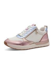 Tamaris Sneaker Damen, himmelblau / rosa / silber / offwhite, Gr&ouml;&szlig;e 37