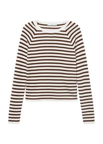 Mango, Femmes Pull-over 'BASIKINA', beige clair / marron