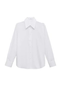 Mango, Femmes Chemisier 'REGU', blanc cass&eacute;