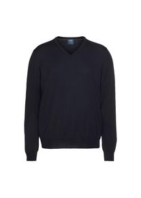 OLYMP , V-Ausschnitt-Pullover »Strick Casual«, klassischer Strickpullover , blau , Pullover von OLYMP