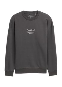 TOM TAILOR DENIM, Hommes Sweat-shirt, gris foncé