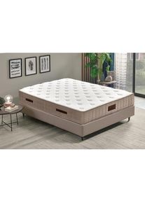 Yatas Bedding Yatas Taschenfederkernmatratze »Majestät Premium«, 30 cm cm hoch, 416 Federn, (1 St.), 3 Härten System-Feder, unterstützt jede Körperform bis 120...