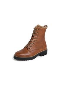 Paul Green - Schnür-Stiefelette, braun, Gr. 37, Wärmend, Leder