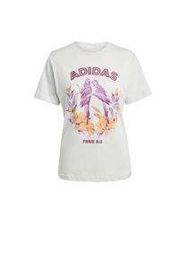 adidas Sportswear Sportshirt 'Adidas X Farm' Damen, goldgelb / hellgrau / helllila / weinrot, Gr&ouml;&szlig;e L