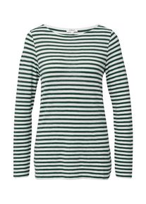 s.Oliver, Femmes T-shirt, sapin / blanc