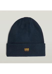 G-Star Raw G-STAR , Beanie »Effo Long Beanie«, mit Aufnäher vorn , blau