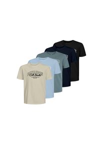 Jack & Jones Jack & Jones Junior , T-Shirt »JJMAKOTO TEE SS CREW NECK 5PK MP JNR«, (Packung, 5 tlg.) , T-Shirt von Jack & Jones Junior für Jungen