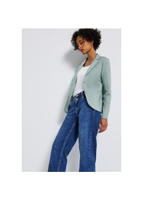 Street One, Unisex, Street One Jackenblazer mit Reverskragen und Kn&ouml;pfen, nile blau meliert, 44, Basic Blazer von Street One