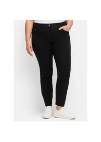 sheego , Stretch-Hose , schwarz