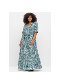 Sheego , Damen , Maxikleid »Maxikleid« , blau