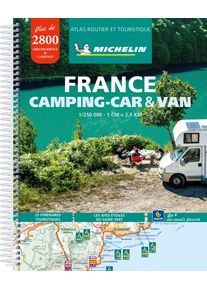 Michelin Atlas France Camping Car / Van - Campingf&uuml;hrer