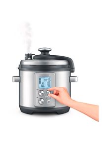 Sage Dampfgarer »SPR700BSS the Fast Slow Pro«, 1100 W silberfarben Brushed Stainless Steel (Edelstahl) Multifunktionaler All-In-One-Kocher