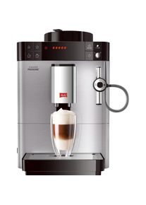 Melitta Kaffeevollautomat »Passione® F54/0-100, Edelstahl«, Moderne Edelstahl-Front, tassengenau frisch gemahlene Bohnen silberfarben...