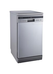 Hanseatic Standgeschirrspüler »HG4585C10T7636EI«, HG4585C10T7636EI, 10 Maßgedecke silberfarben Verschmutzungserkennung