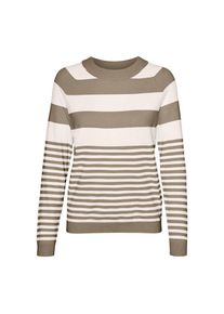 Véro Moda Vero Moda , Rundhalspullover »VMHAPPINESS LS RAGLAN PULLOVE GA BOO REP« , silberfarben , Pullover von Vero Moda