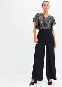 Jumpsuit in schwarz, Grösse 44/46 (L), bonprix
