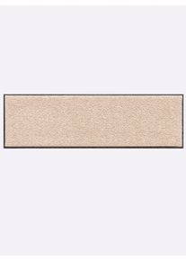 Salonloewe Witt Fussmatte, sand, Gr&ouml;&szlig;e 30x50 cm - rechteckig, 100% Polyamid. R&uuml;ckseite: 100% Gummi