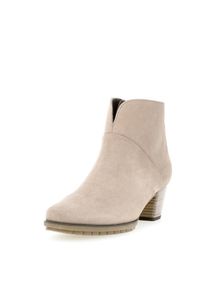 Gabor - Stiefelette, beige, Gr. 42, Bis Größe 44, Leder