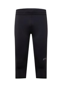 Newline, Hommes Pantalon de sport, gris argenté / noir