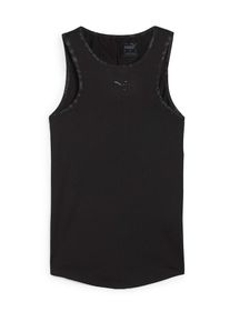 Puma Sporttop 'HYPERNATURAL' Damen, dunkelgrau / schwarz, Größe XL