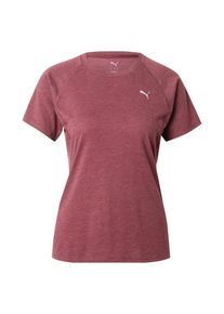 Puma Sportshirt 'VELOCITY' Damen, hellgrau / kirschrot, Größe L